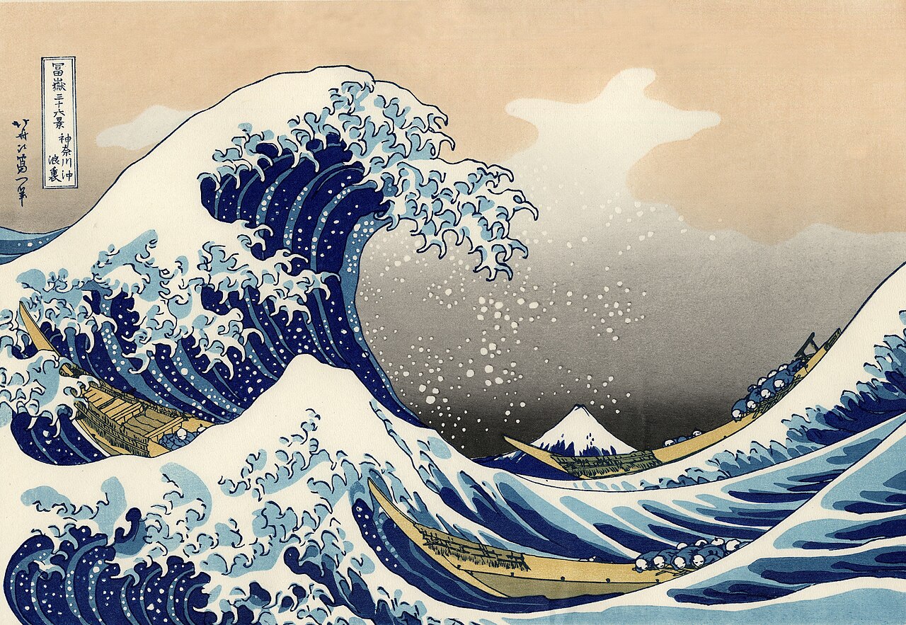 The Great Wave off Kanagawa by Hokusai